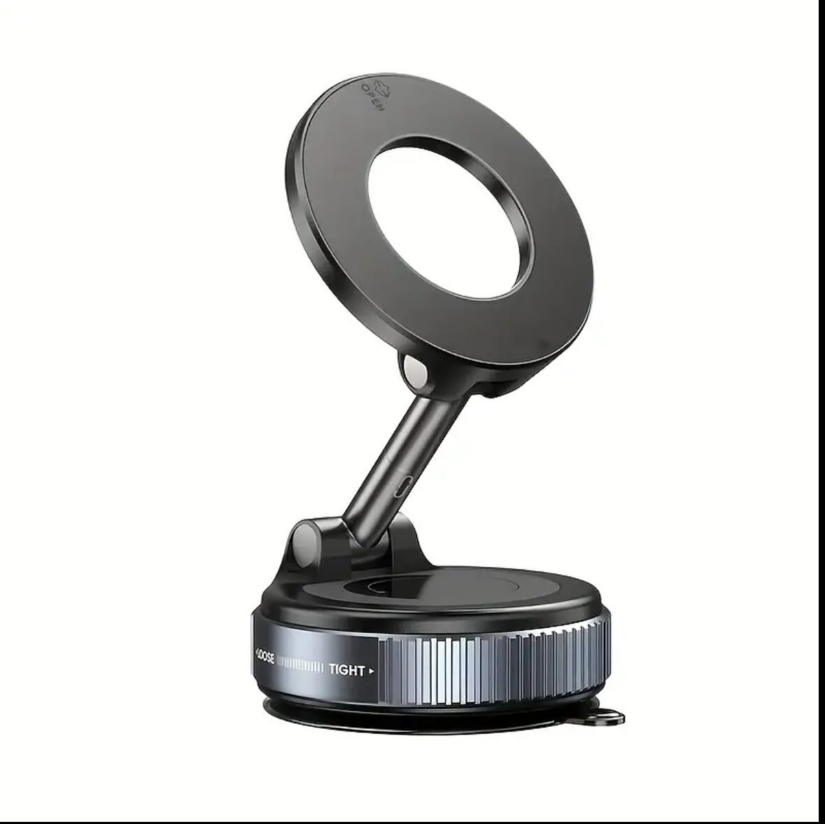 Premium 360° Magnetic Car Mobile Holder | Strong Metal | Foldable & Adjustable | For All Smartphones