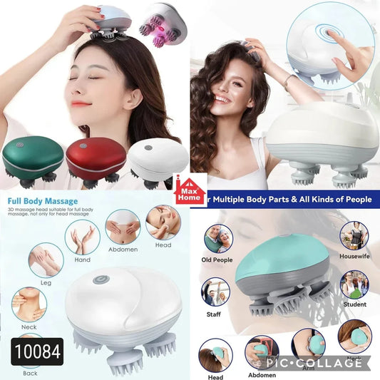 Electric Scalp Head Massager Masajeador Electrico Relax Antistress Body Massage